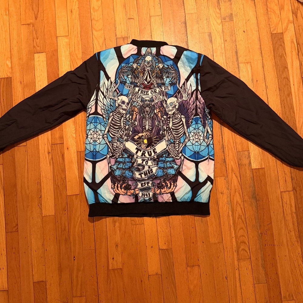 RARE Volcom Multicolor 3 in 1 Graphic Ski Jacket